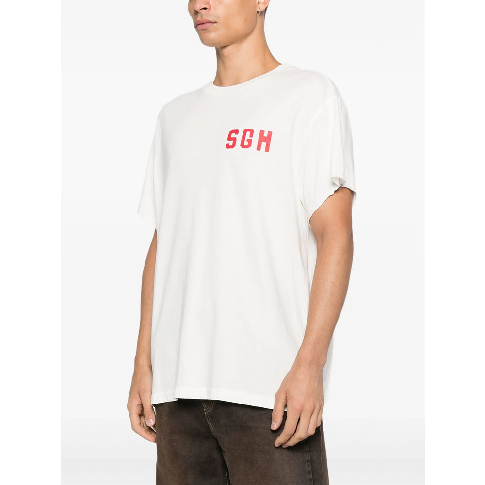 Schaeffer'S Garment Hotel T Shirt - Bianco | 8f88a0d78a83b86087e8190f533908f823be4412