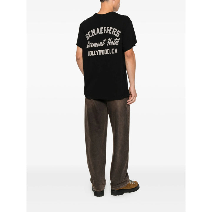Schaeffer'S Garment Hotel T Shirt - Nero | 15f9cc1cf747de10bfc1a05ea23b066a009b86ff