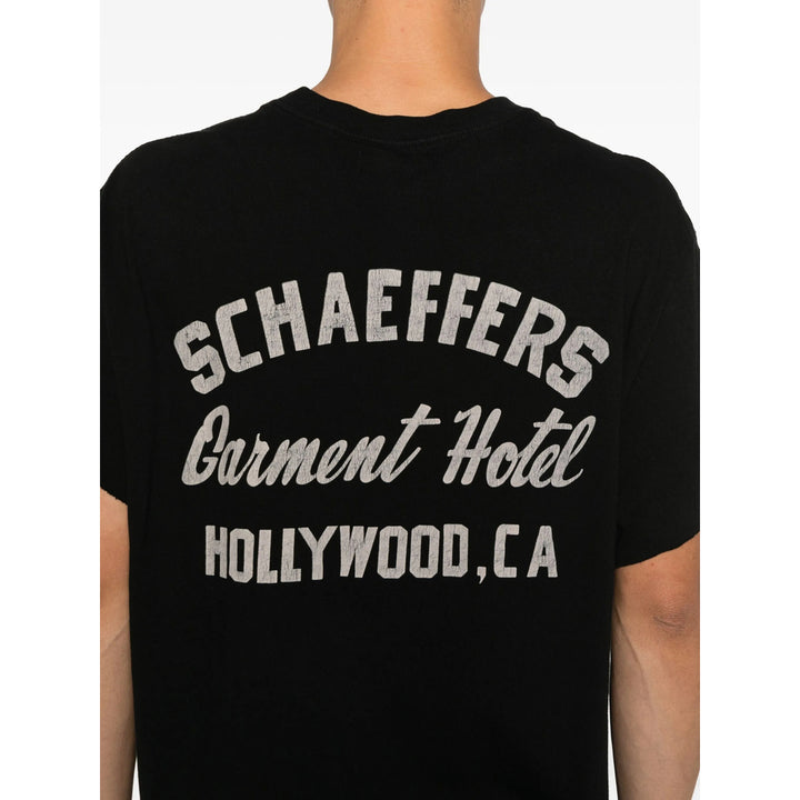 Schaeffer'S Garment Hotel T Shirt - Nero | 7375bb946257e7a818103296582f3649dc6db256