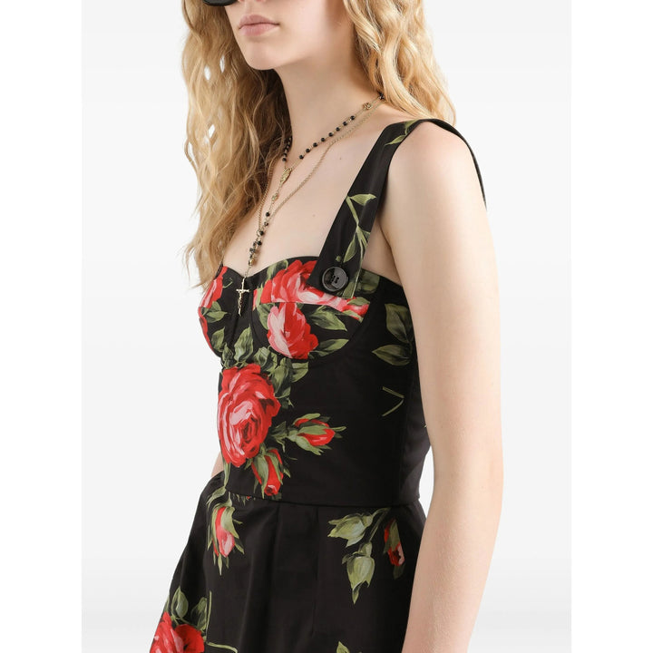 Dolce & Gabbana Top - Nero, Rosso | 3d36356640880bbf23e34566f8677bd7b6d19d51