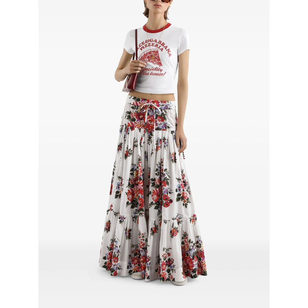 Dolce & Gabbana T Shirt - Bianco, Rosso | e16416686458ff61f58a8ec8d9eae526b9f41870