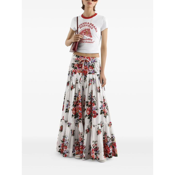 Dolce & Gabbana T Shirt - Bianco, Rosso | e16416686458ff61f58a8ec8d9eae526b9f41870