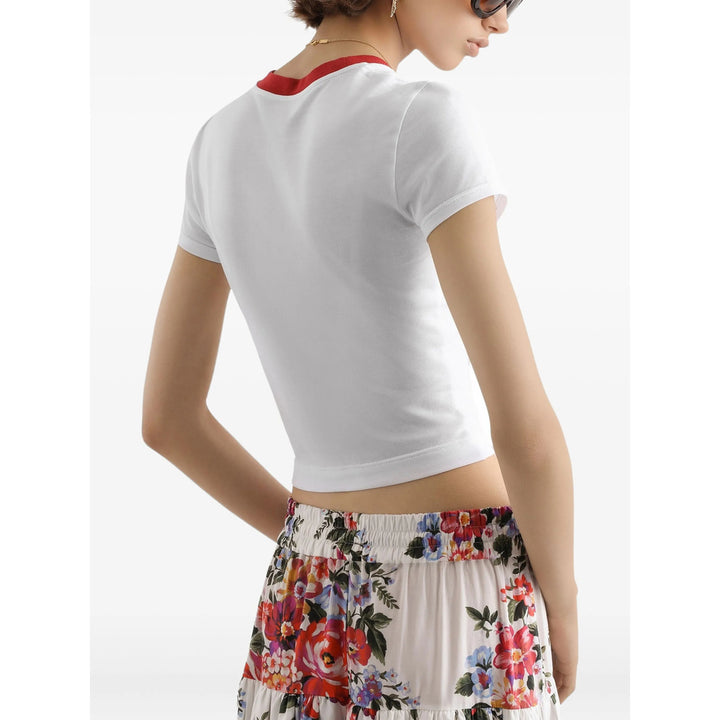 Dolce & Gabbana T Shirt - Bianco, Rosso | 1415a47a37a8acdb90c12102ce73e81f6101fca2