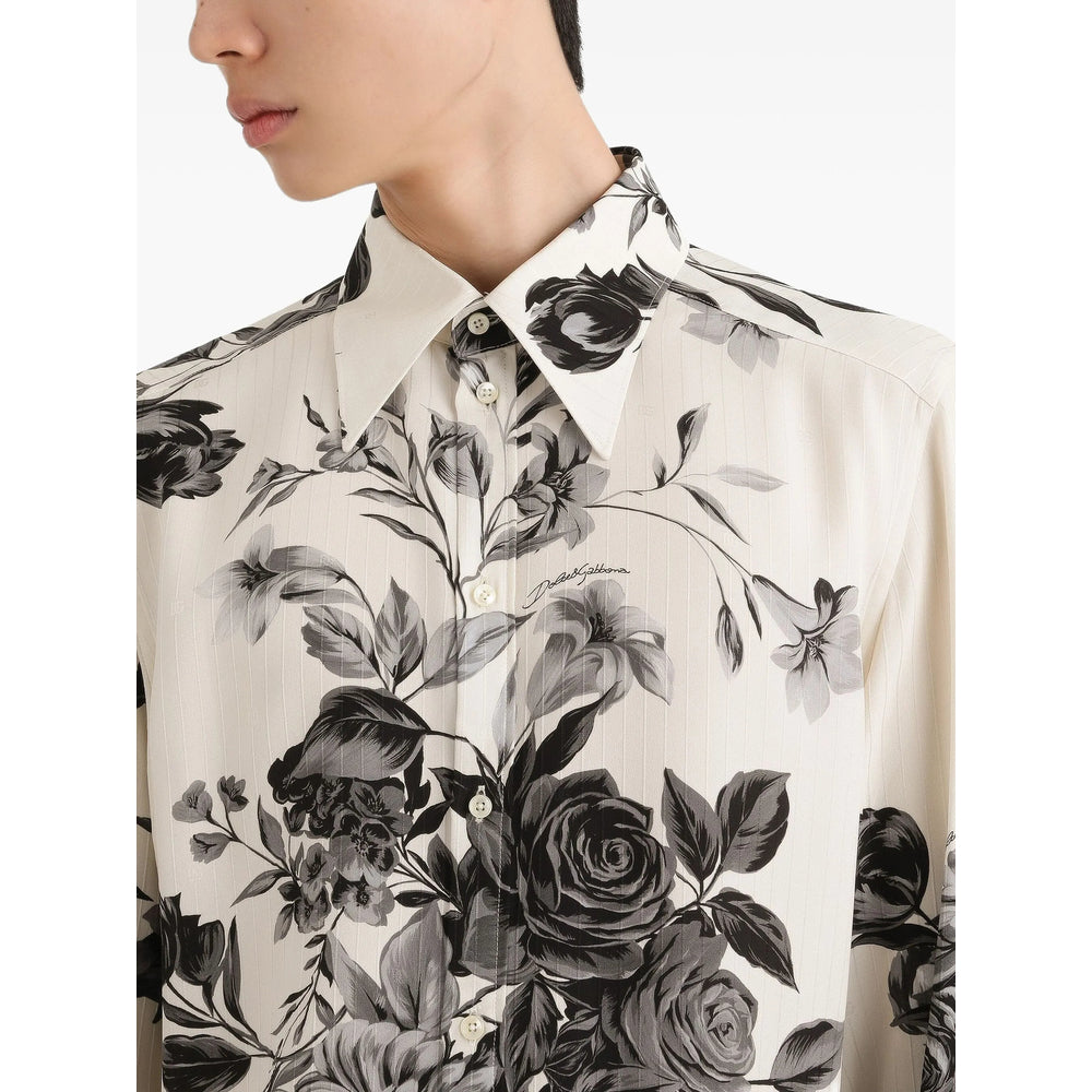 Dolce & Gabbana Camicie - Bianco, Nero | 2b3a98daa0a604d8b65c9f170d34328b7fd028ea