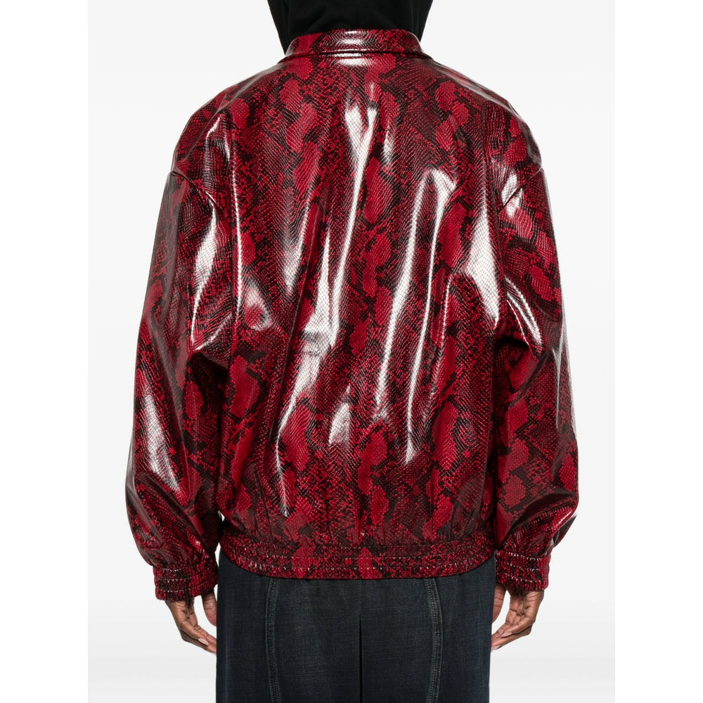 Gcds Leather Outerwears - Rosso | a5695abf64710cc3fb34bfa632c2838a6400673c