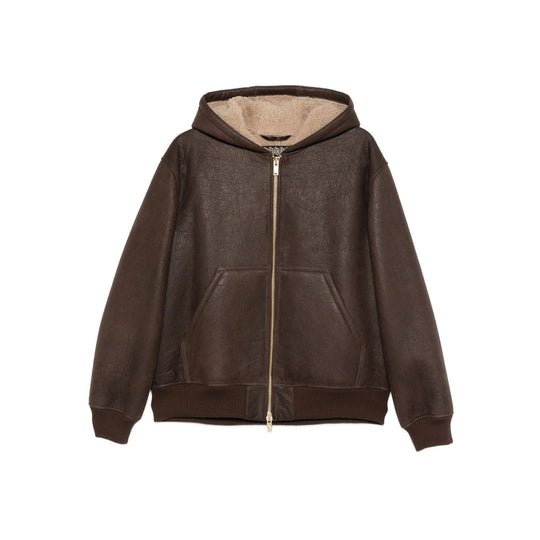 Leather Outerwears Marrone