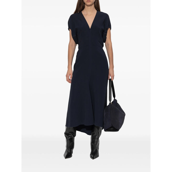 Victoria Beckham Abiti - Blu | 25557a416b3be5fbaf3575944d276ee71affdb44