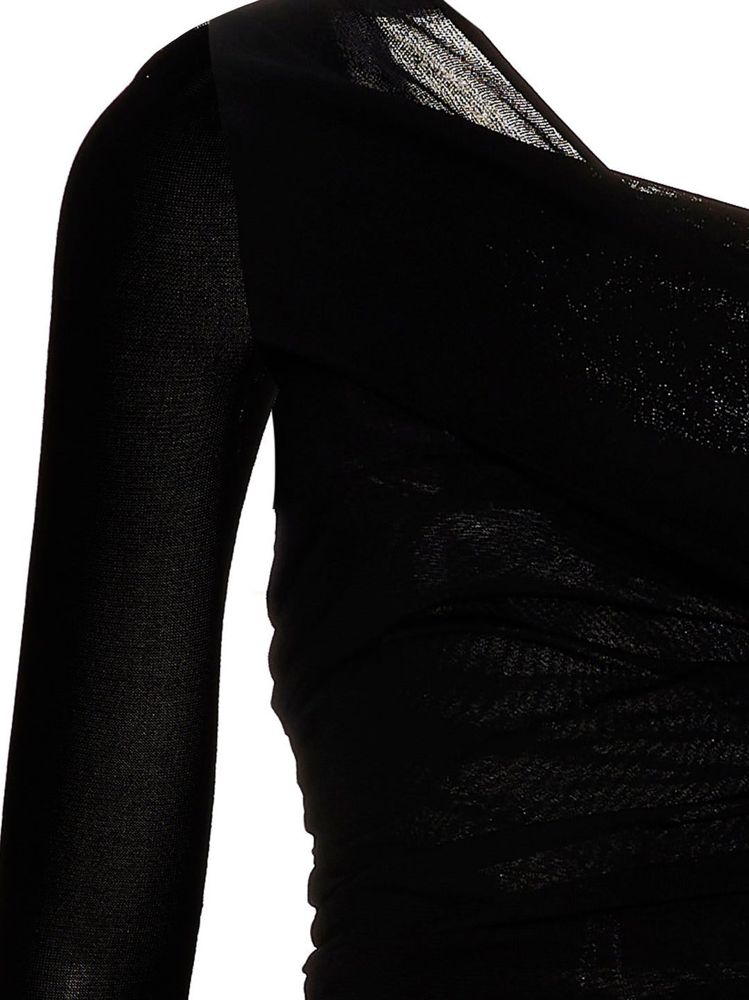 Saint Laurent Draped Long Dress Abiti - Nero | 614a3391f8922789e231e2fa5bd5033d86b35510