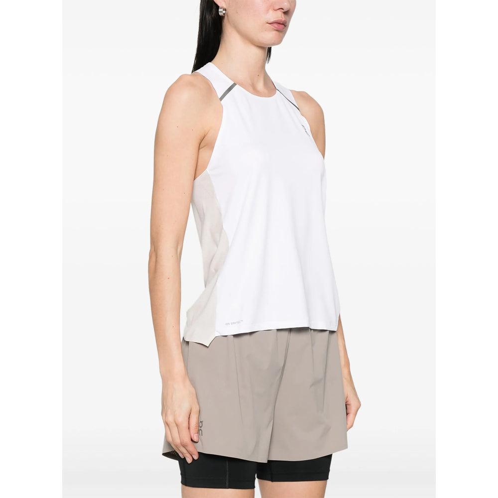 On Running Top - Bianco | 456bc019909442058cd667cdc97205aac9531fa3