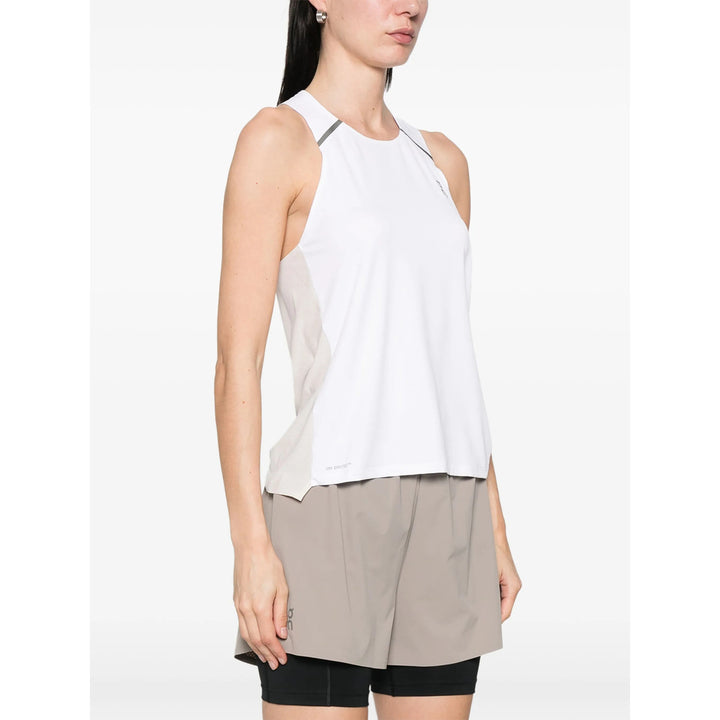 On Running Top - Bianco | 456bc019909442058cd667cdc97205aac9531fa3