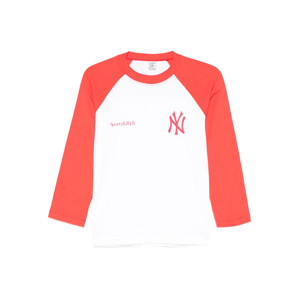 Sporty & Rich T Shirt - Bianco, Rosso | afe9a35887e2012096ae6e0374adf93d4d36aa23