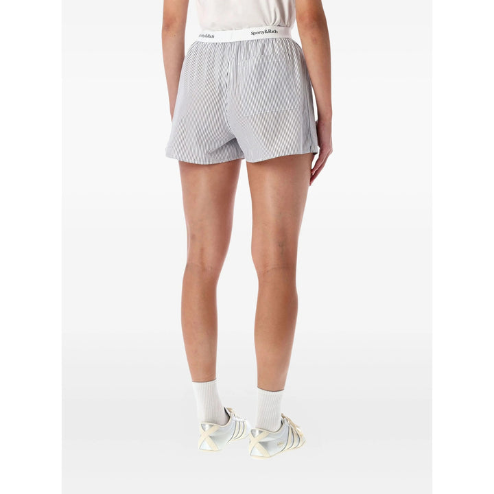 Sporty & Rich Shorts - Blu, Bianco | ff07caaf54547db4fd9ea7723e6a10ac7f98ee7a