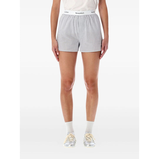 Shorts Blu, Bianco