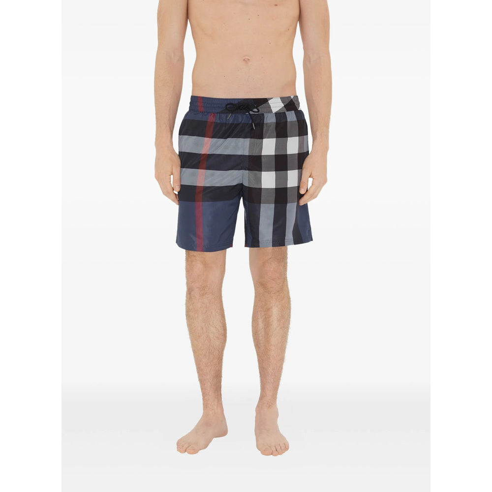Burberry Beachwear - Grigio, Blu | 8732e337405c2a98a613d8103a9eeea3102ad8aa
