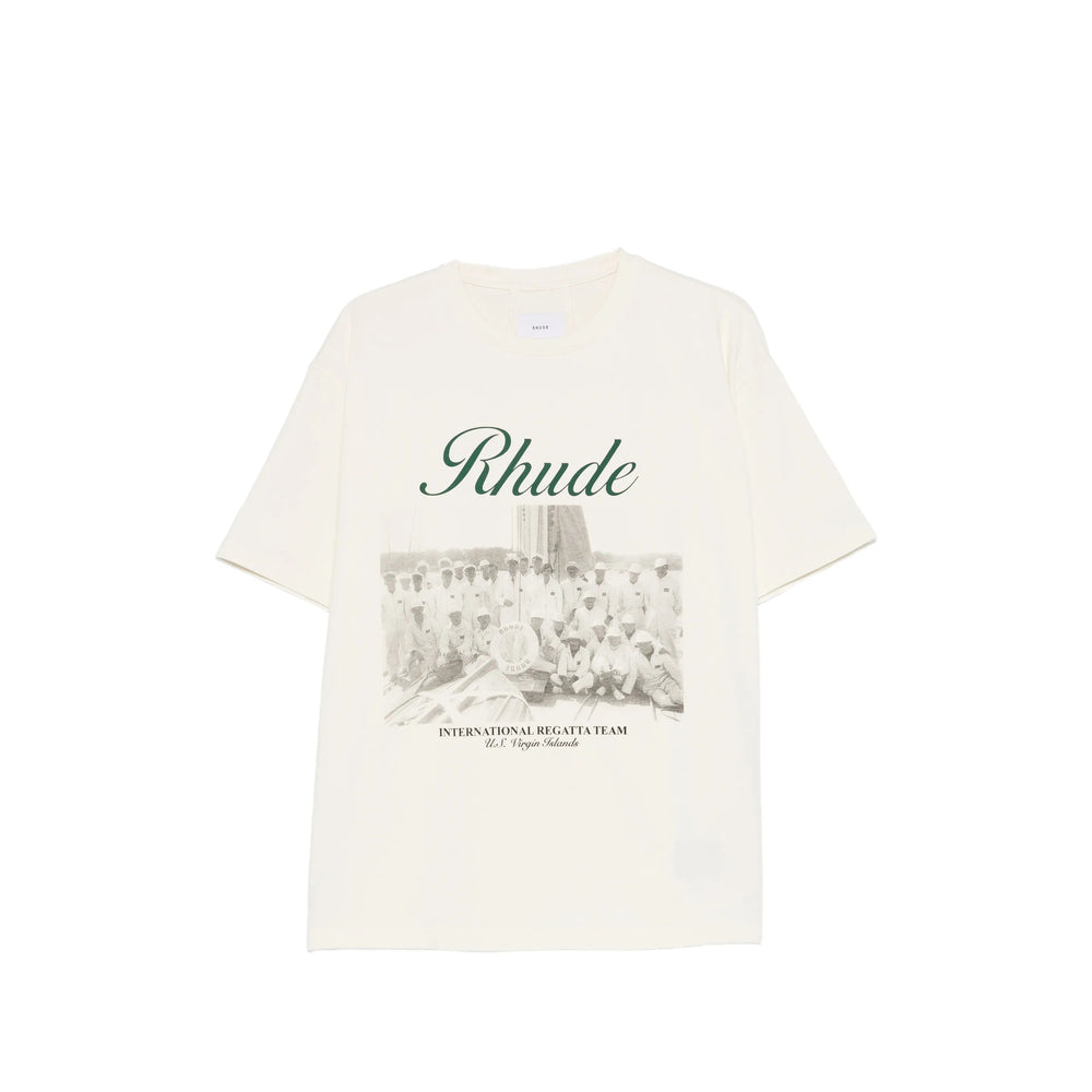 Rhude T Shirt - Neutro | e306640ea4dcdf4590348327670df0a1b148e8b3