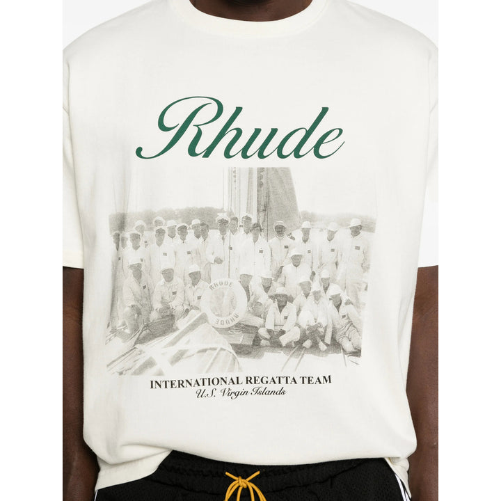 Rhude T Shirt - Neutro | 156f5ed41751ba335bc97477f2a4ba0a983d8a4f