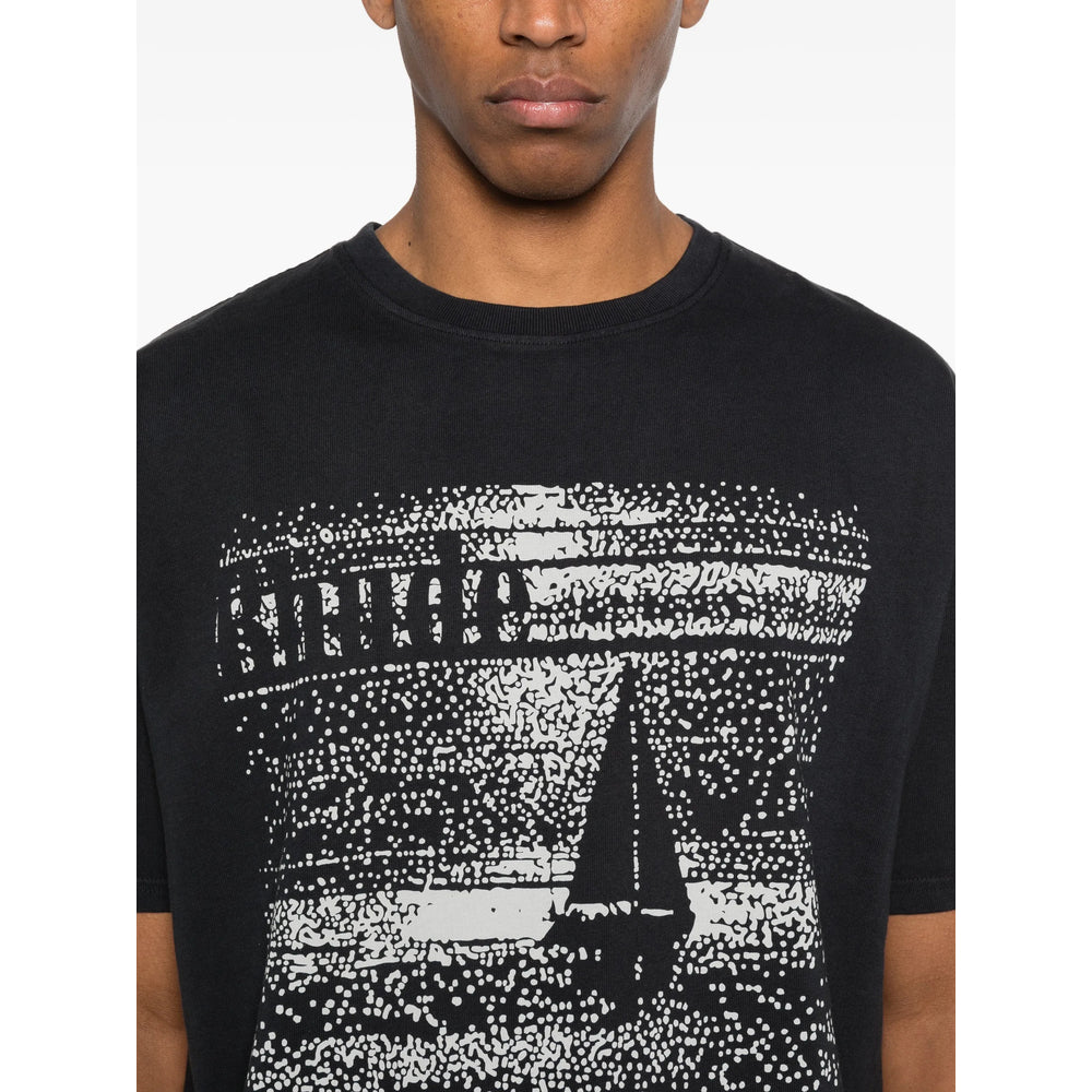 Rhude T Shirt - Nero, Bianco | cc418250e64b7d024cdcffa5ad6e9a6a94c454cb