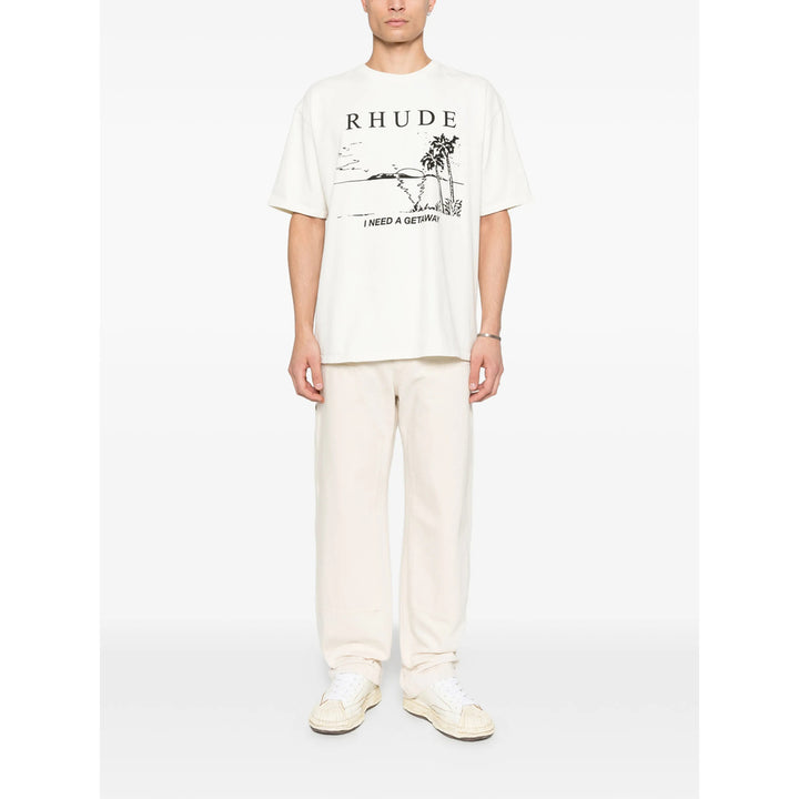Rhude T Shirt - Neutro | e6c37a92457ed8ed28069f650ba05c1674cd358e