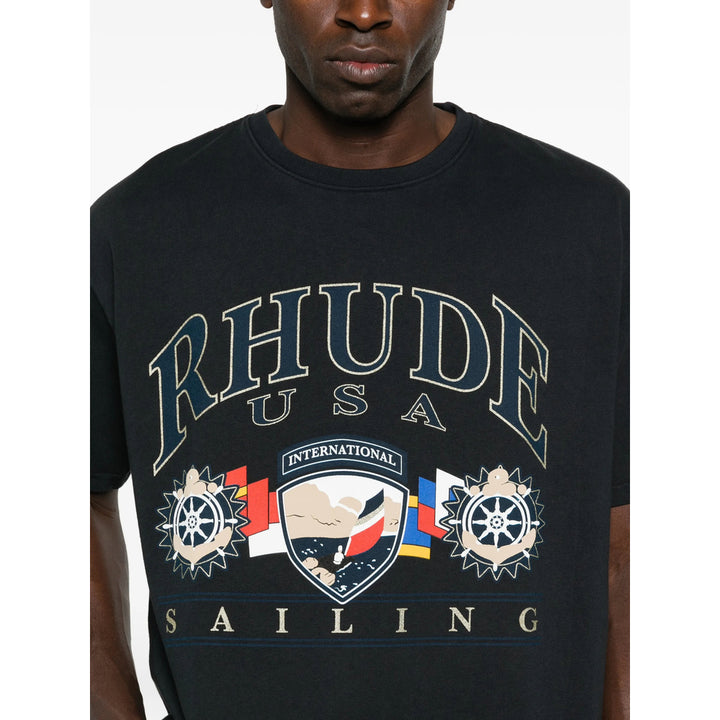 Rhude T Shirt - Nero | f18173ed43e246d7e161213bd49940c5a165c501