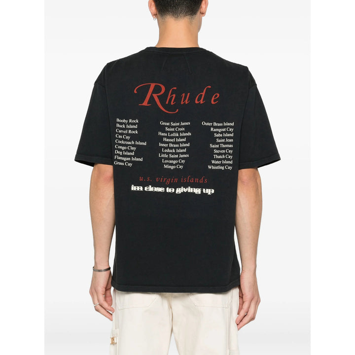 Rhude T Shirt - Nero | 8b282e2ba8c28bb4b6e7c2cd426f75689ff4b721