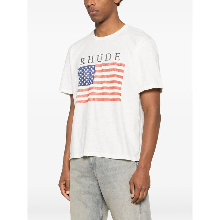 Rhude T Shirt - Neutri, Rosso | 6613df13a19cdd1c1b2593b1adb857e9c7909224