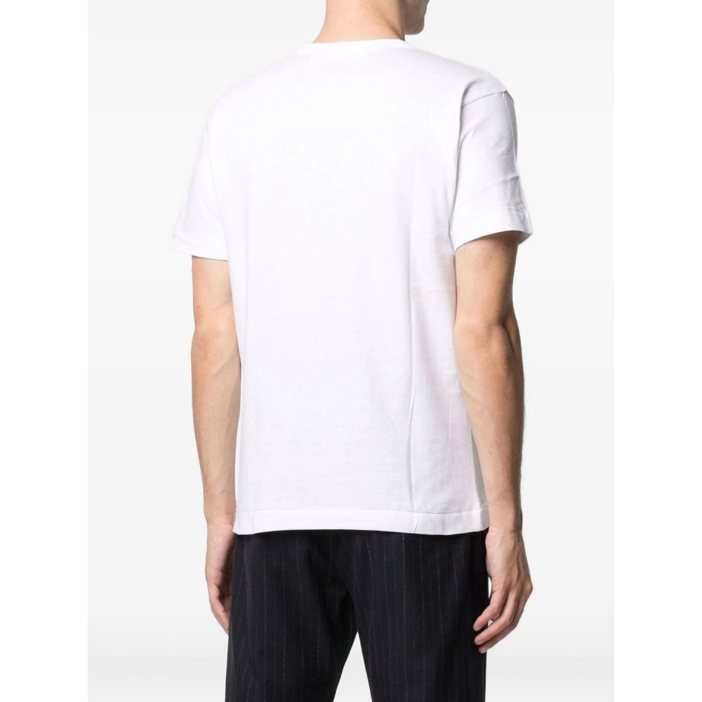 Comme Des GarÇOns Play T Shirt - Bianco | 09357acd47fe27191a0618aeeb4deeb010107c09