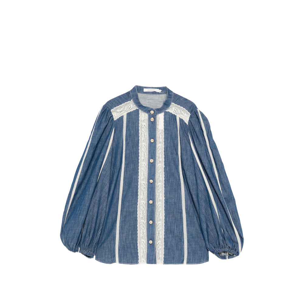 Zimmermann Camicie - Blu, Bianco | 8fa42ed7f037c036f24cc2ebe4ff5f8a4a5fead8