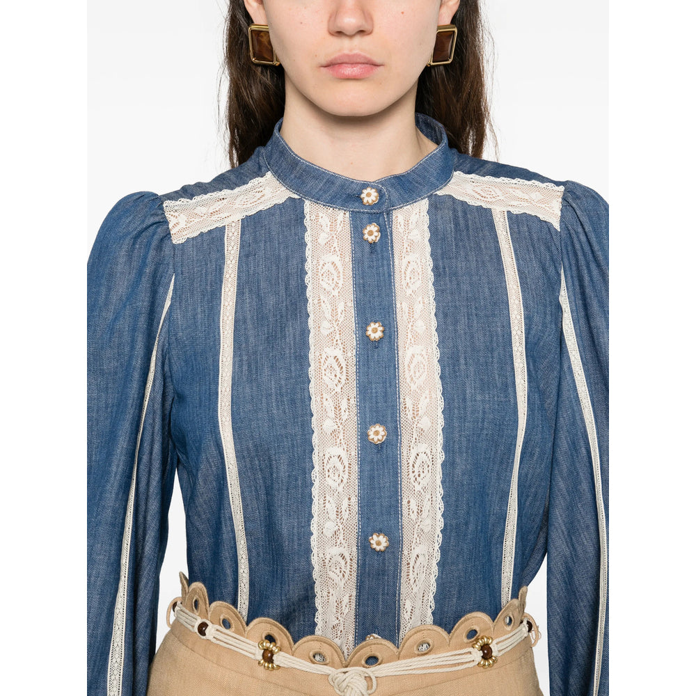 Zimmermann Camicie - Blu, Bianco | a6857b9c1fa9e9f74e80079d222fe2939776ec48