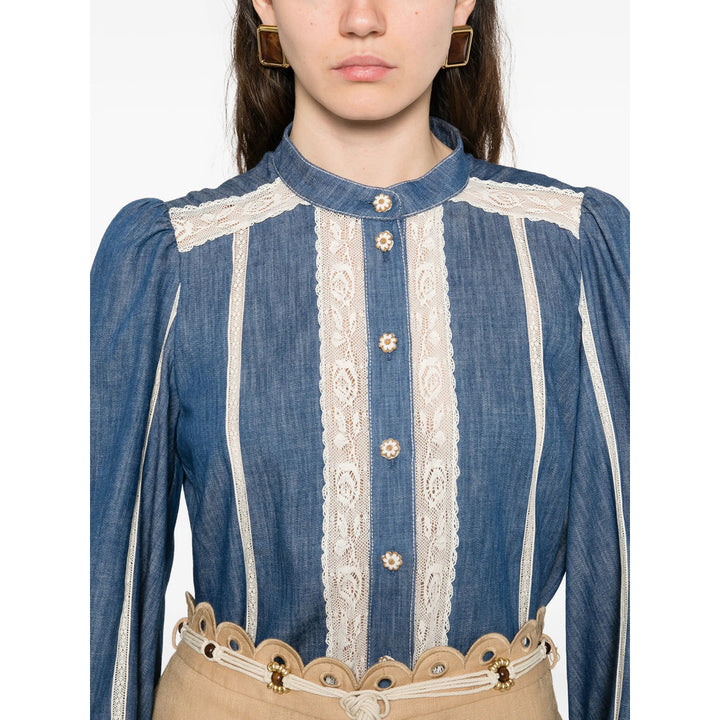 Zimmermann Camicie - Blu, Bianco | a6857b9c1fa9e9f74e80079d222fe2939776ec48
