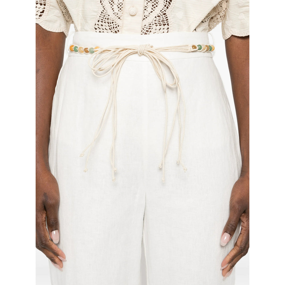Zimmermann Pantaloni - Bianco, Neutro | d7632419c22688c6029dfe8894bb4039afc491a1