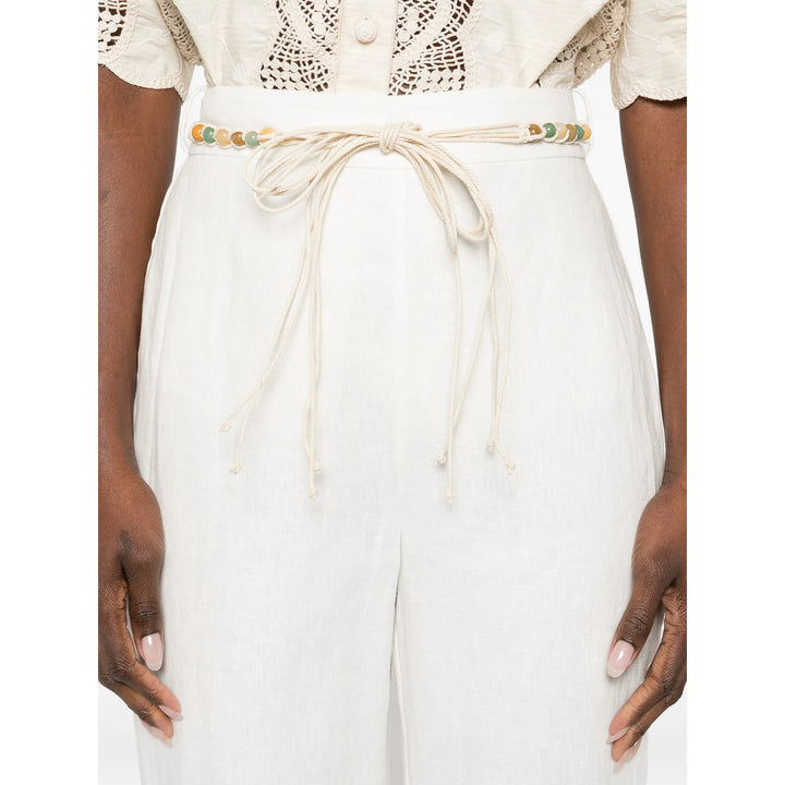 Zimmermann Pantaloni - Bianco, Neutro | d7632419c22688c6029dfe8894bb4039afc491a1