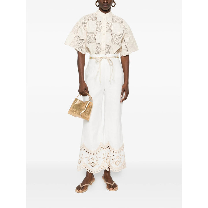 Zimmermann Pantaloni - Bianco, Neutro | 9b9e6f79fa0150e2aaa2baf98dbf6c2bb16d2f97