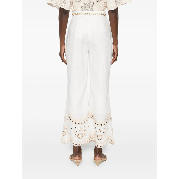 Zimmermann Pantaloni - Bianco, Neutro | 139d54c74e7770ad0dea46cc0514cb08d48075db