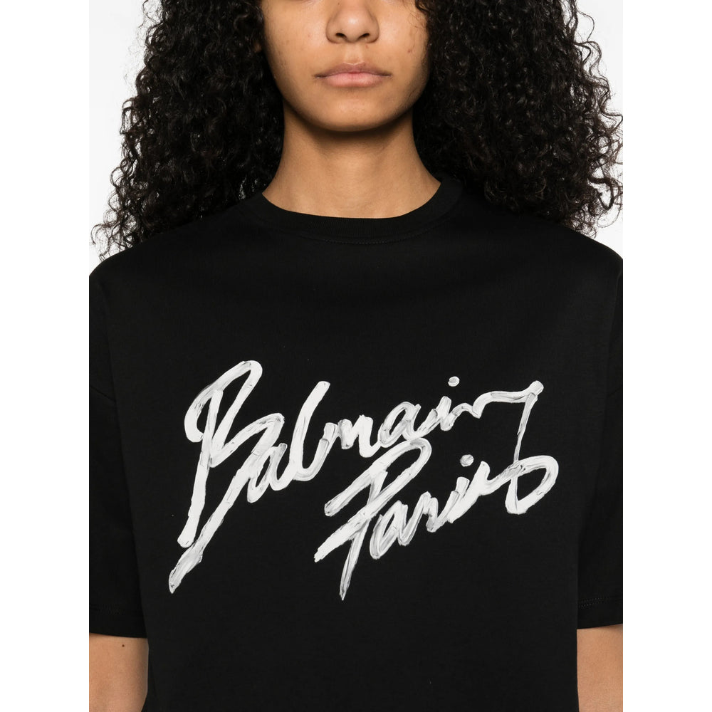 Balmain T Shirt - Nero, Bianco | 28e8269c67f569dbd3f24b7bb1ef3438f97aa606