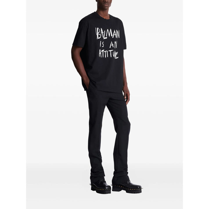 Balmain T Shirt - Nero | 90dcf8dc68ae4abf56afa491fd59274b4c1a50ee