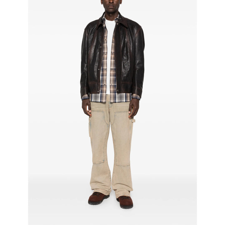 Golden Goose Leather Outerwears - Marrone | 143ec44b8a50f713a847e4dd01c85a3149123b0e