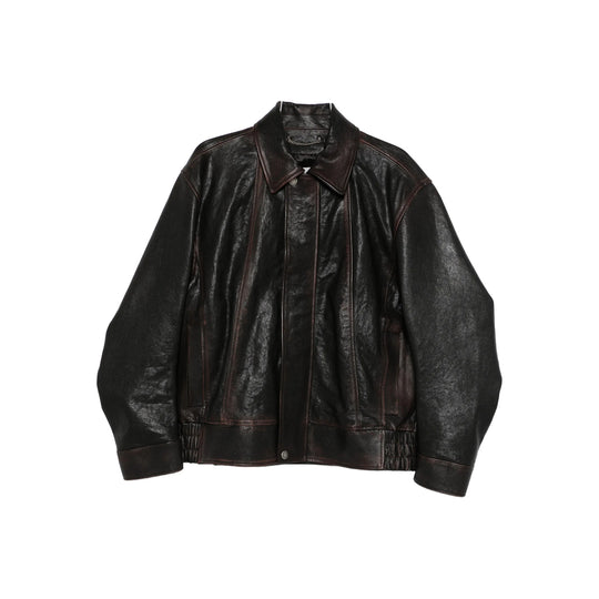 Leather Outerwears Marrone