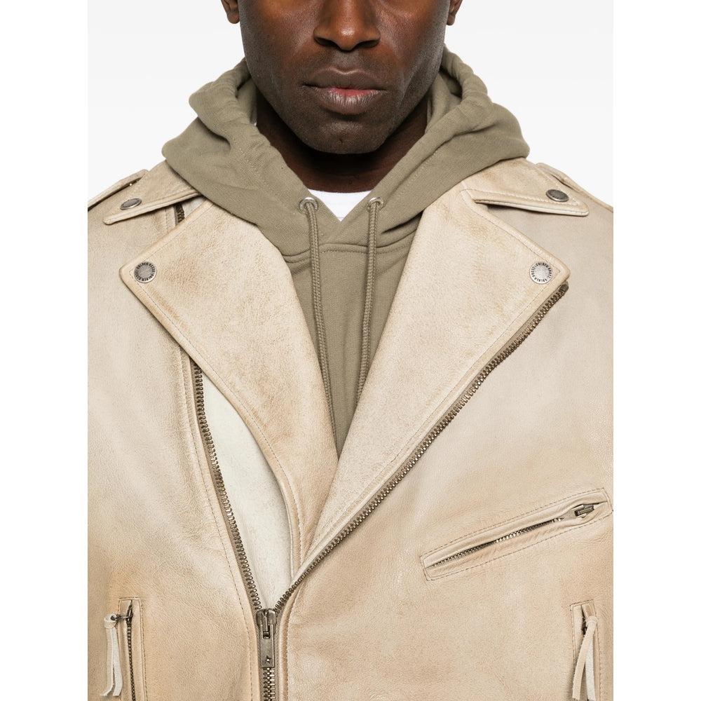 Golden Goose Leather Outerwears - Neutro | 872693cd571dade4641b2b360a871dcb1d263190