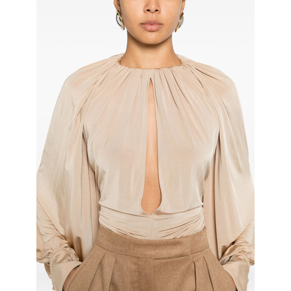 Ferragamo Top - Neutro | 038f3d4b73fcbb61e21b92755cfdca6d5527c028