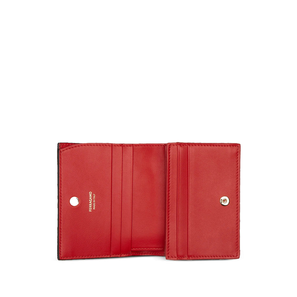 Ferragamo Wallets - Nero, Rosso | 692958b18b7754c0eebd2359a31989c7a9166659