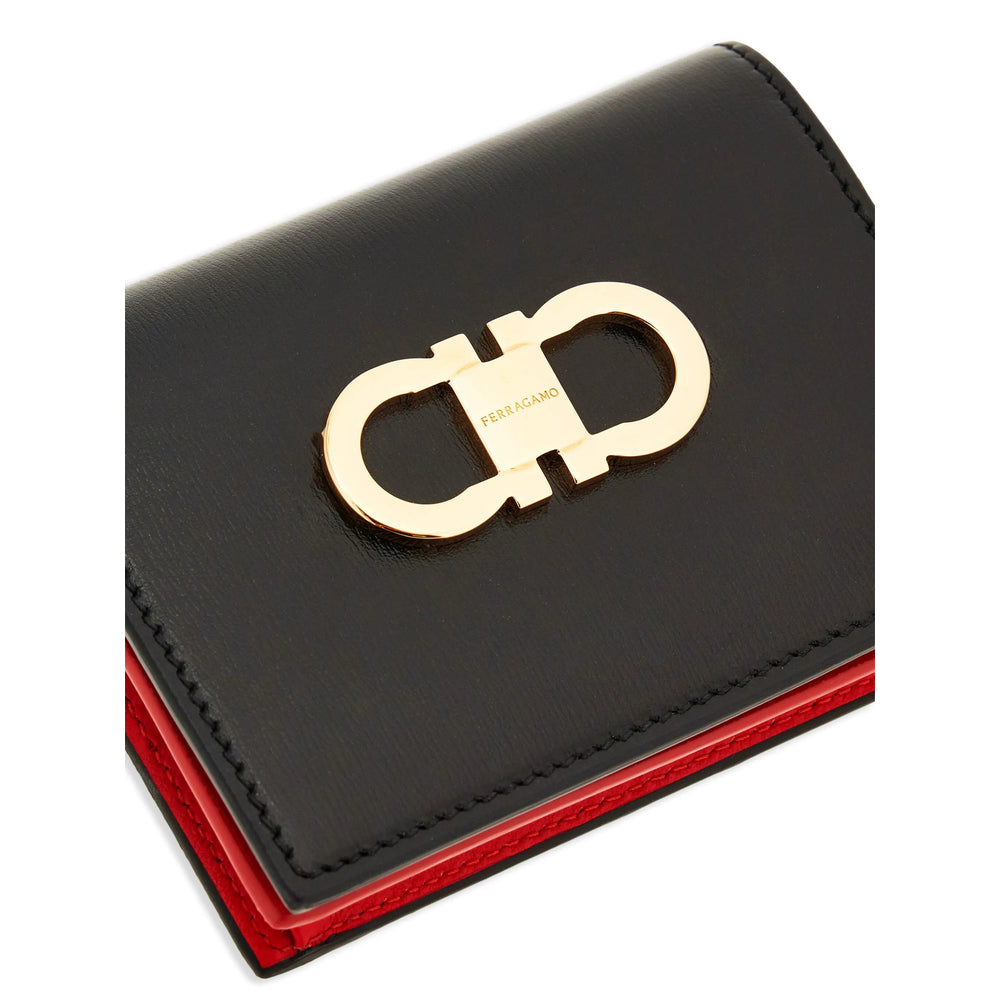 Ferragamo Wallets - Nero, Rosso | 87bc5ba87ee8724ab9716800bf1863a1ec9288d3