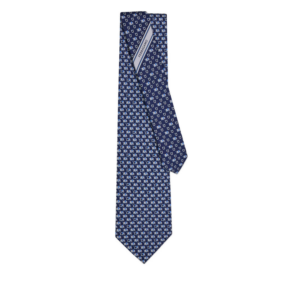 Ferragamo Ties - Blu, Bianco | a15d5565f75457838733d84d7507a38e98375a3a