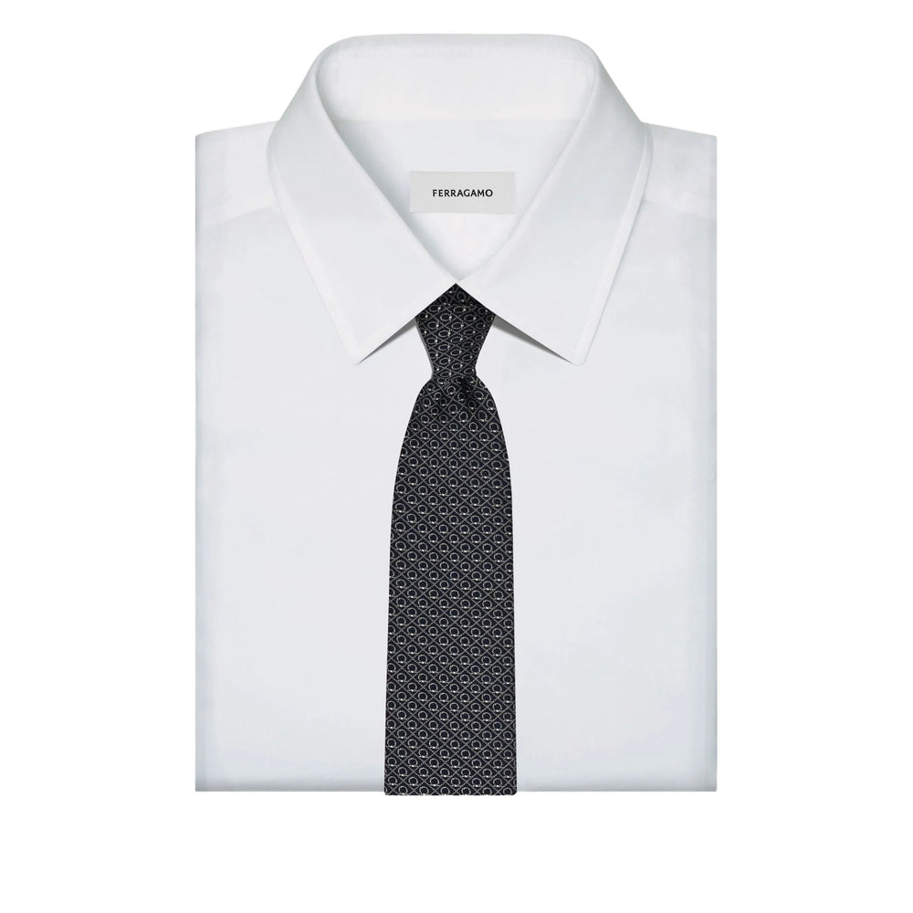 Ferragamo Ties - Blu, Grigio | 85681f617f966e7221756573b4af895deb76b395