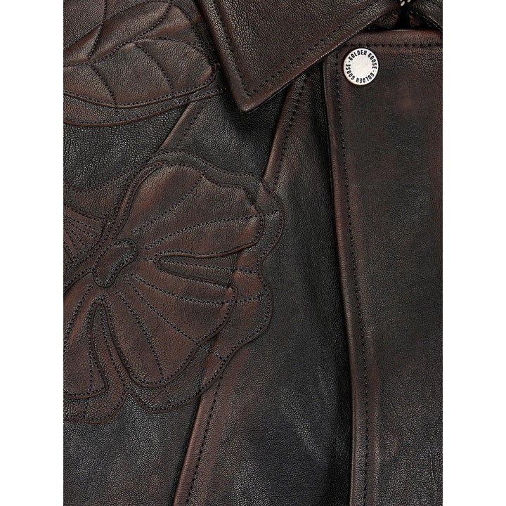 Golden Goose Leather Outerwears - Nero, Marrone | 9e28948dfe086caaec52530a2ae93aae5b4279a2