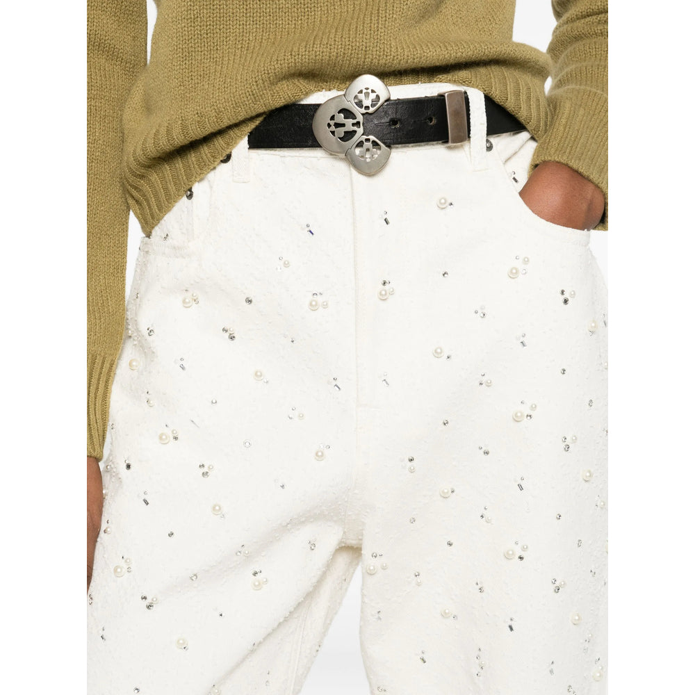 Golden Goose Pantaloni - Bianco | d9e062ef3a46804f1168f86bb80090612ae37094