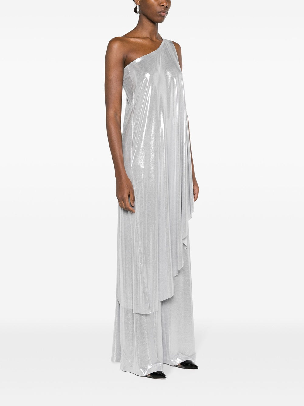 Norma Kamali Midi dresses - Metallic | 1c861c8ddfde5d1cd22a7cfa1d35322e5ab10c13