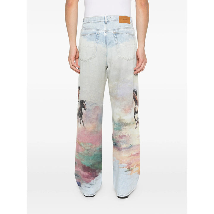 Amiri Jeans - Blu, Marrone | fd387c31077449e1c051f2bb86e053bd1ee71660