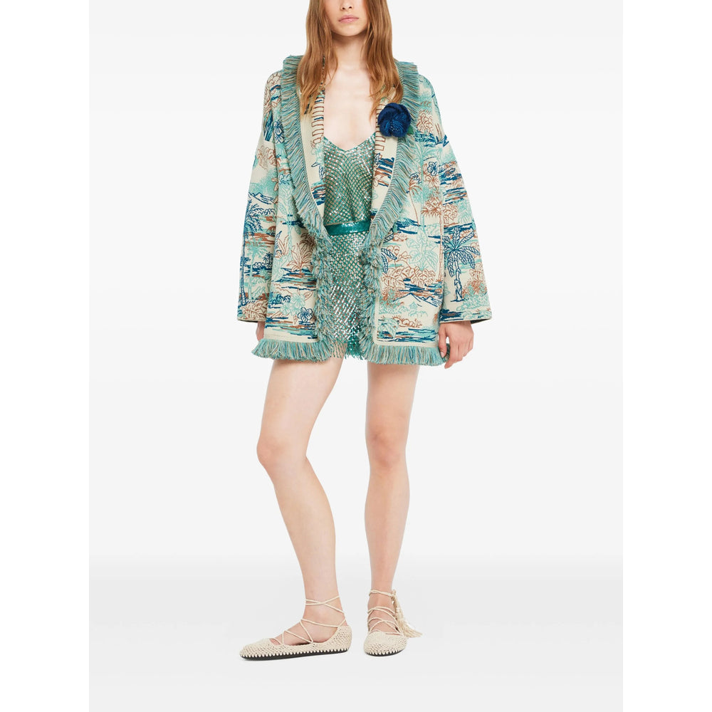 Alanui Maglioni - Blu | 495846b77d440d082bfc5bcc93bdf4c03767370f