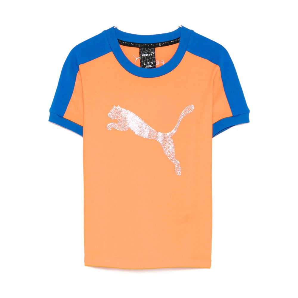 Puma Fenty T Shirt - Arancione | fd2f9a0edab5518e25c6a616a3fe7e13e013a88f