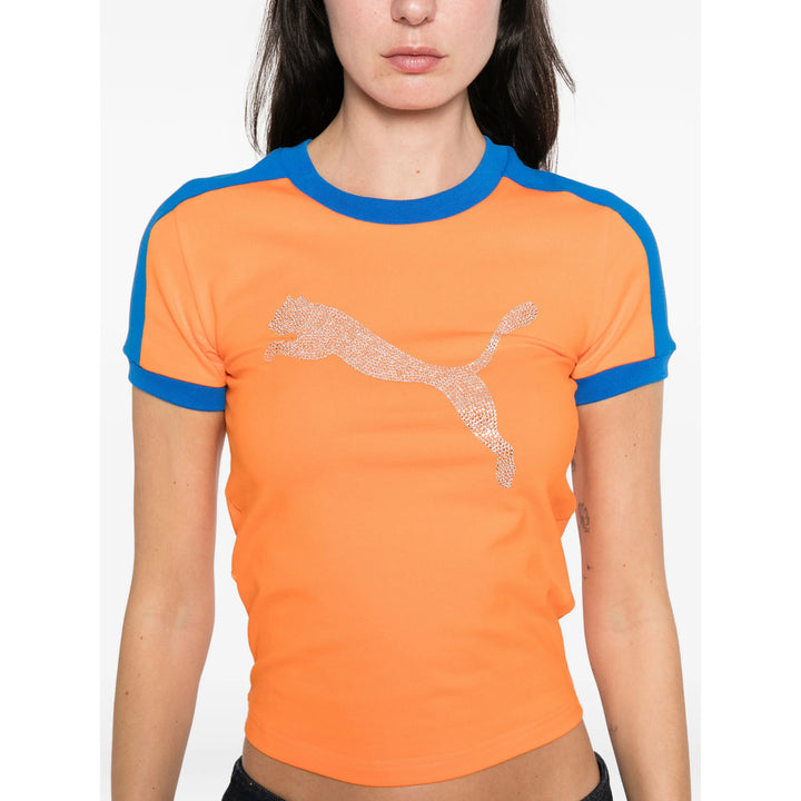 Puma Fenty T Shirt - Arancione | 35aabb8f6a3ae77815b852803596fbfe6ab22ff4